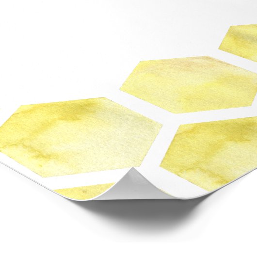 Willkommen - Bienenblume - Brautparty Poster (Ecke)