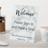 Willkommen Bitte melden Sie sich an und lassen Sie Sockelschild (In SItu)