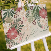 WILLKOMMEN | Botanischer Weihnachtsfeiertag Poster