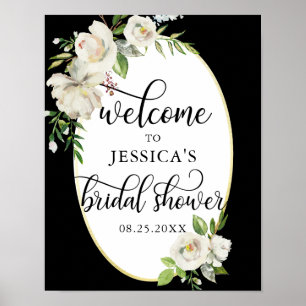 Willkommen Brause Floral WELCOME SCHILD