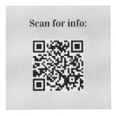 Willkommen Business Logo QR Codes Würfel (Vorderseite)