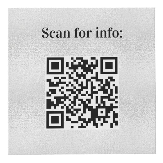 Willkommen Business Logo QR Codes Würfel (Vorderseite)