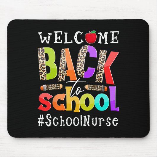 Willkommen Byck bei der Schulkrankenschwester am e Mousepad (Vorne)