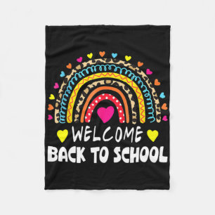Willkommen Byck in der Schule Erster Schultag Lehr Fleecedecke