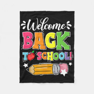 Willkommen Byck in der Schule Erster Schultag Lehr Fleecedecke