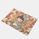 Willkommen Chibi Koala Abenteuer Fußmatte (Schrägansicht)