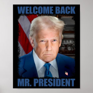 Willkommen Ck Herr Präsident Donald Trump Amtseinf Poster