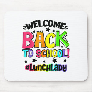 Willkommen Ck in der Schule Essensdame Cafeteria L Mousepad