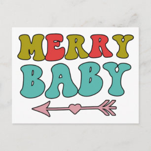 Willkommen, dein neues Baby 2026  Feiertagspostkarte