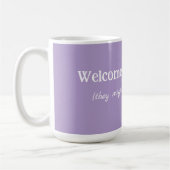Willkommen dem Fremden Kaffeetasse (Links)