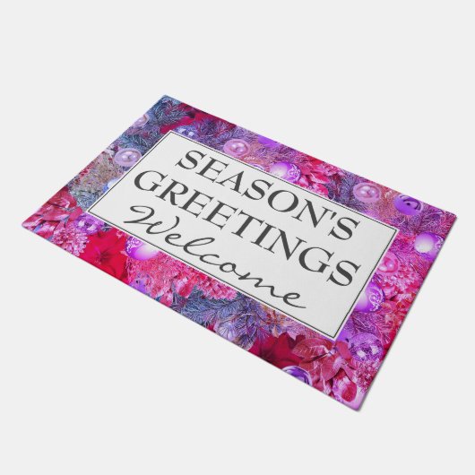 WILLKOMMEN DER SAISON FUßMATTE (Schrägansicht)