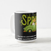 Willkommen der Wärme Kaffeetasse (Vorderseite Links)