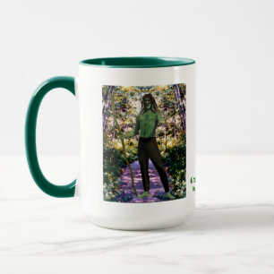 Willkommen des grünen Mannes Tasse