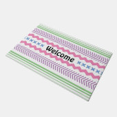 Willkommen | Door Mat Fußmatte (Schrägansicht)