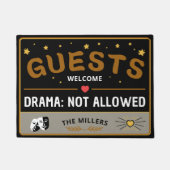 Willkommen - Drama nicht erlaubt Eintritt Fußmatte (Vorderseite)