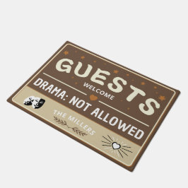 Willkommen - Drama nicht erlaubt Familienname Fußmatte