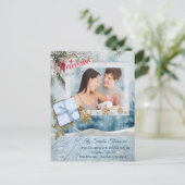 Willkommen, ein Mädchen Ankündigungspostkarte (Stehend Vorderseite)