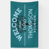 Willkommen! Einladendes Wiedersehen-Banner Banner (Vertikal)