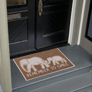 Willkommen Elefant Doormat, lieblich Elefant Doorm Fußmatte