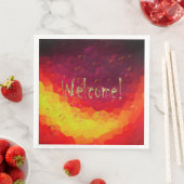 Willkommen, elegant! serviette (Beispiel)