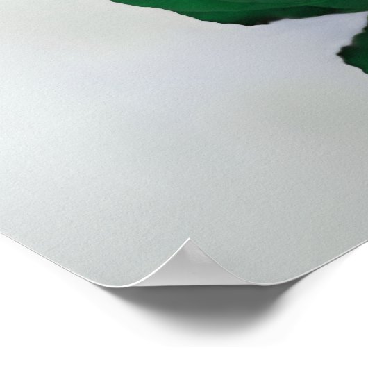 Willkommen! Emerald Green Rose 23 Table Seating Ch Poster (Ecke)