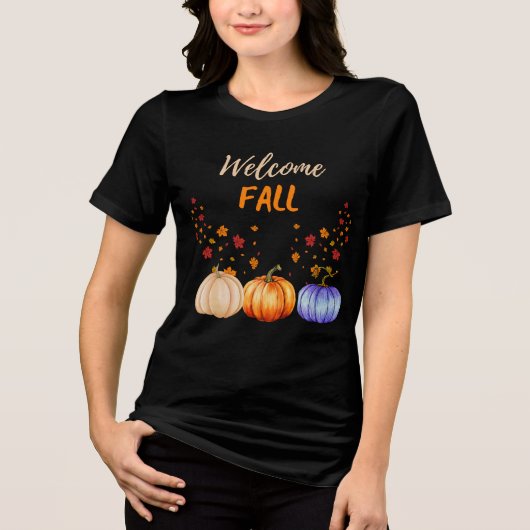 WILLKOMMEN FALL VIBES T - Shirt (Vorderseite)