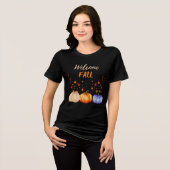 WILLKOMMEN FALL VIBES T - Shirt (Vorderseite voll)