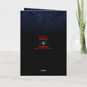 Willkommen Feiertagskarte (Rückseite)