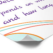 "Willkommen...Fisch" lustige Zunge in der Wange Be Poster (Ecke)