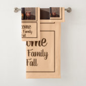 Willkommen Freunde, Familie und Herbst / Herbst Badhandtuch Set (Insitu)