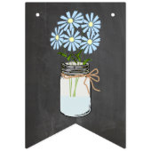 Willkommen Freunde im Chalkboard Look Wimpelkette (Erste Fahne)