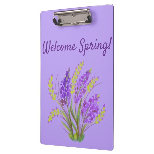 Willkommen Frühling! Klemmbrett (Links)