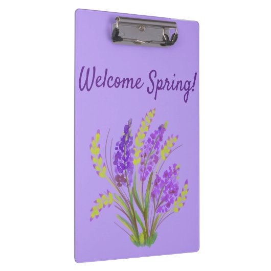 Willkommen Frühling! Klemmbrett (Rechts)