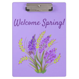 Willkommen Frühling! Klemmbrett