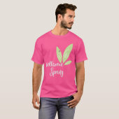 Willkommen Frühling lustig T-Shirt (Vorne ganz)