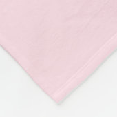 Willkommen Frühling mit romantischen rosa Kirschbl Fleecedecke (Ecke)