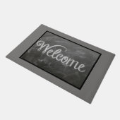 Willkommen Fußmatte (Schrägansicht)
