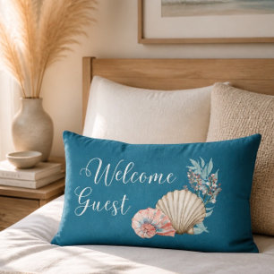 Willkommen Gast / Muschel Lendenkissen