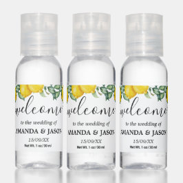 Willkommen Gastgeschenk Hochzeit Lemons