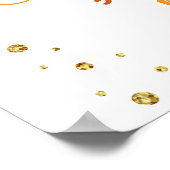 Willkommen Geburtstag 3. Party Poster Pumpkin Thre (Ecke)