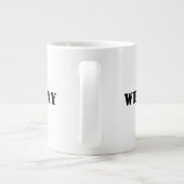 Willkommen / Gehen Sie weg Tasse (Rückseite)