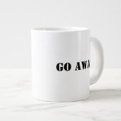 Willkommen / Gehen Sie weg Tasse (Vorderseite Rechts)