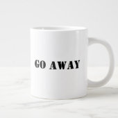 Willkommen / Gehen Sie weg Tasse (Rechts)