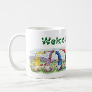 Willkommen Gnom Kaffeetasse