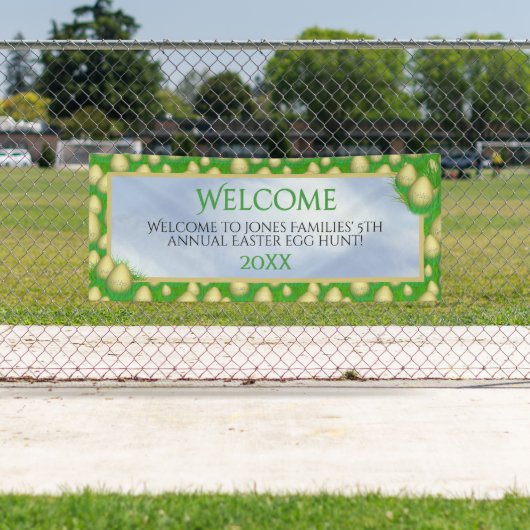 Willkommen - Goldene Ostereier Jagd - Ihr Text Banner (Insitu)