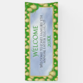 Willkommen - Goldene Ostereier Jagd - Ihr Text Banner (Vertikal)