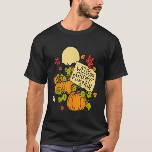 Willkommen Great Pumpkin T-Shirt (Vorderseite)