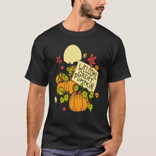 Willkommen Great Pumpkin T-Shirt (Vorderseite)