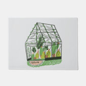 Willkommen Green House Botanical Kaktus Pflanzen K Fußmatte (Vorderseite)