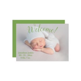 Willkommen Grünes Foto Skriptgeschlecht Neutrale G Ankündigung